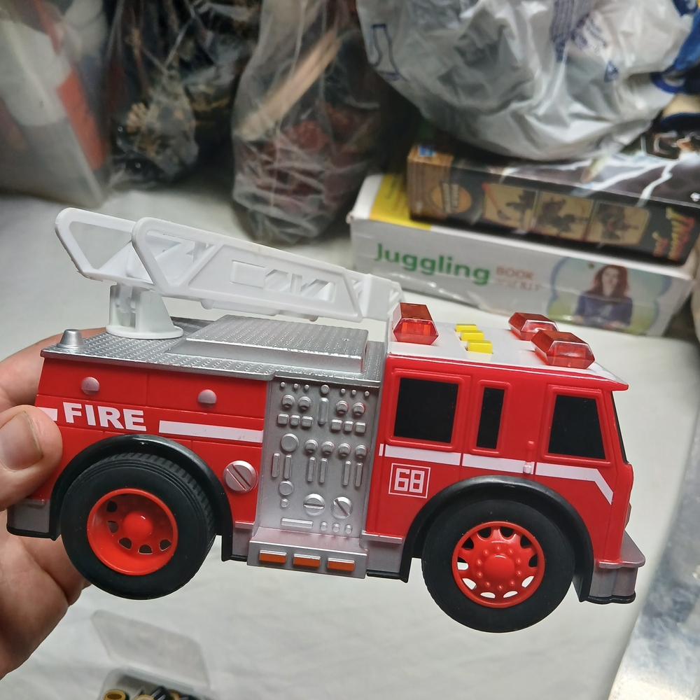Target Red and Silver Fire Truck Toy